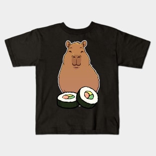 Capybara Sushi Kids T-Shirt